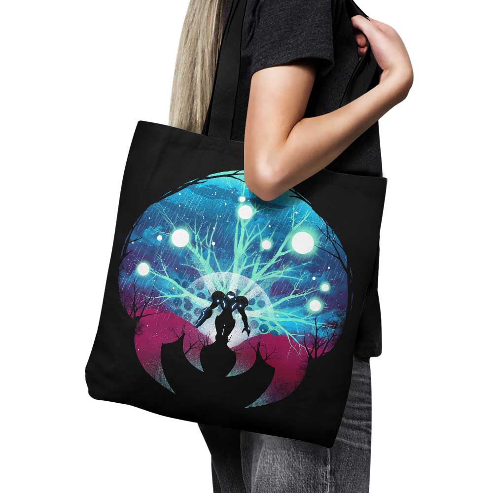 Glowing Dread Design - Fashionable Tote Bag for Daily Use