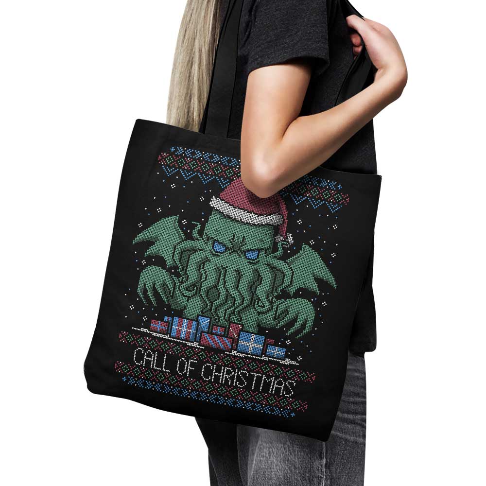 Christmas-themed Call Tote Bag - High-quality Handmade Tote for Festive Seasons