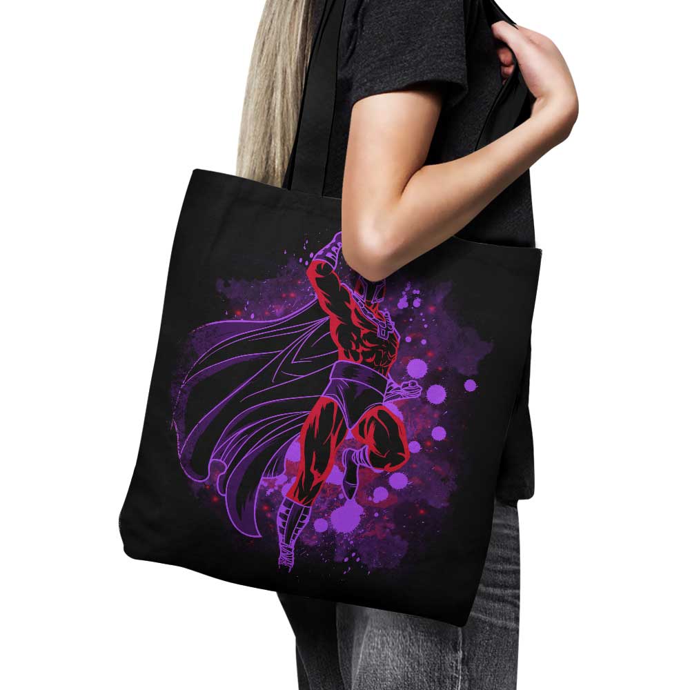 Exquisitely Inked Tote Bag with Captivating Magnetism