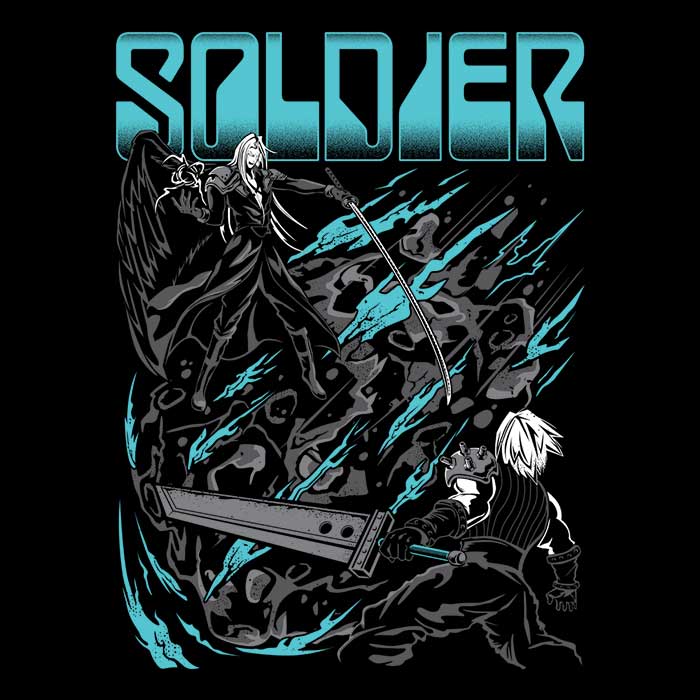 High - Quality 'Final Soldier' Polyester Poplin Tote Bag by Dracula Byte