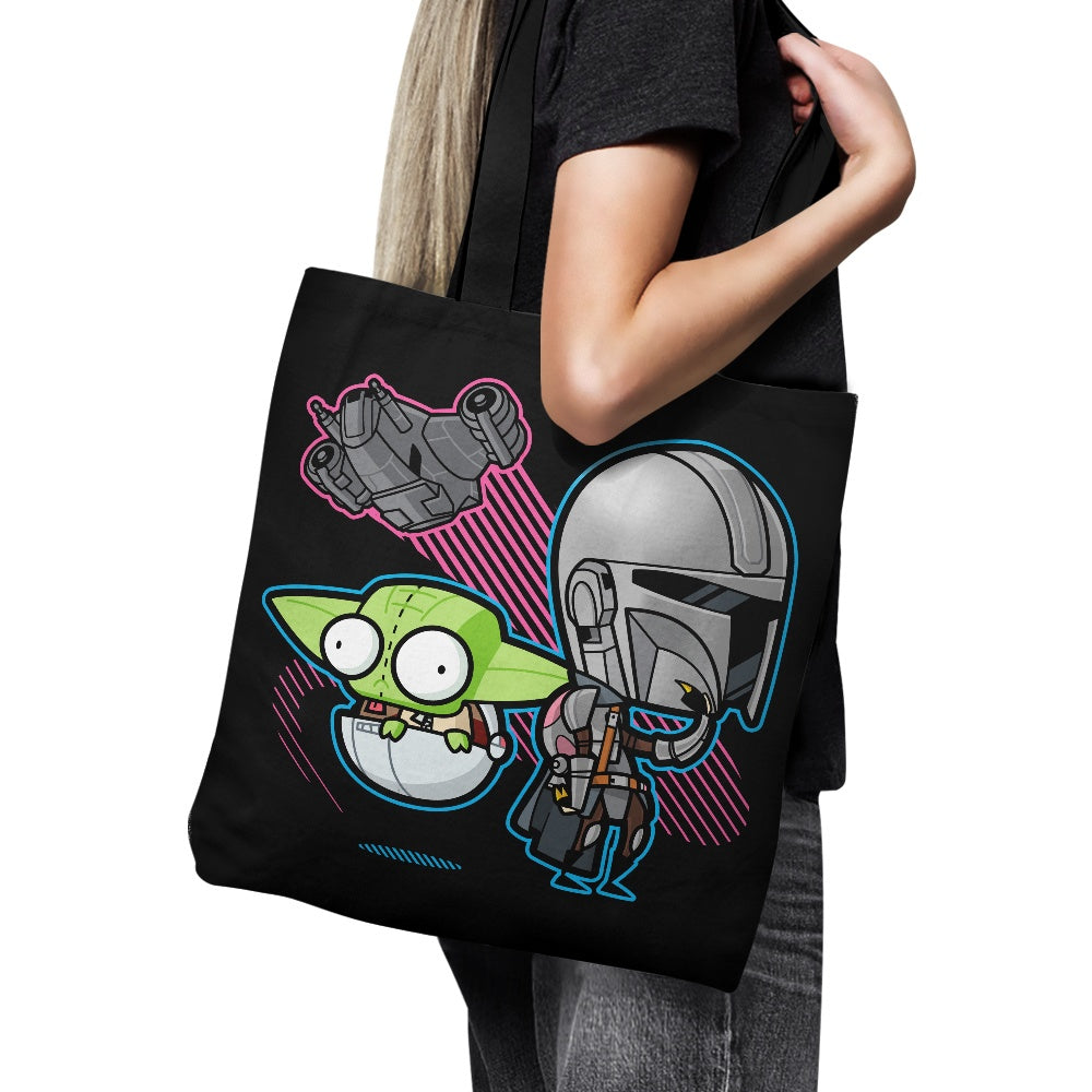 Zim Djarin Inspired High - Quality Polyester Poplin Tote Bag