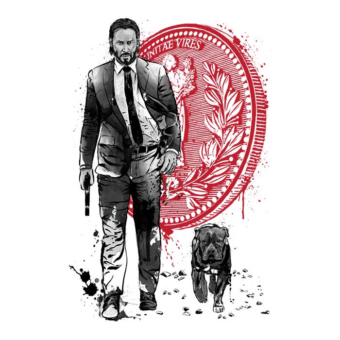 Themes of 'Lone Hitman and Cub' from Dr. Monekers Stylish Tote Bag