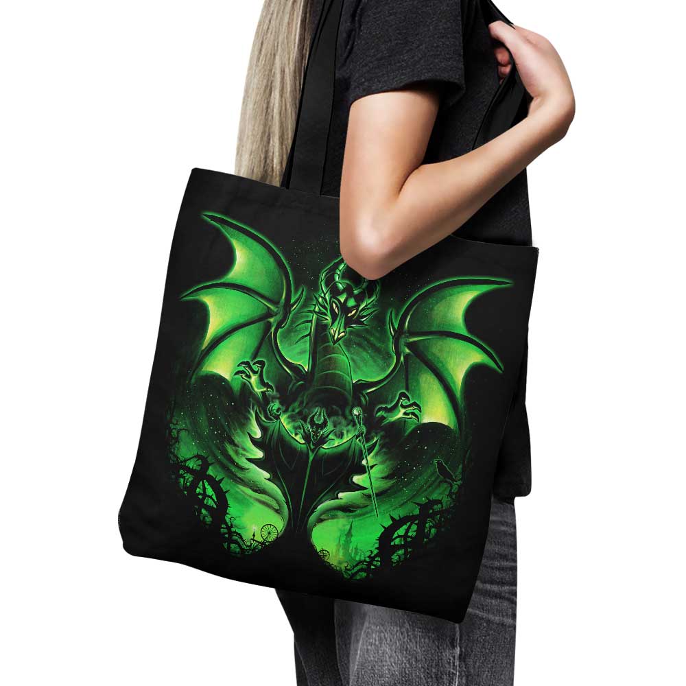 Alemaglia's High - quality Maleficium Design 100% Polyester Poplin Tote Bag