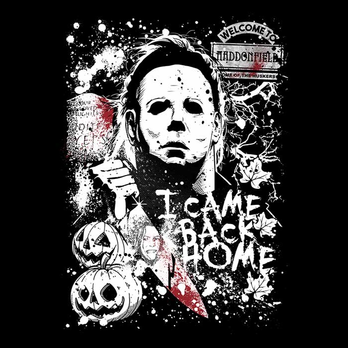 Spooky 'Evil in Haddonfield' Themed Tote Bag for All Your Daily Needs