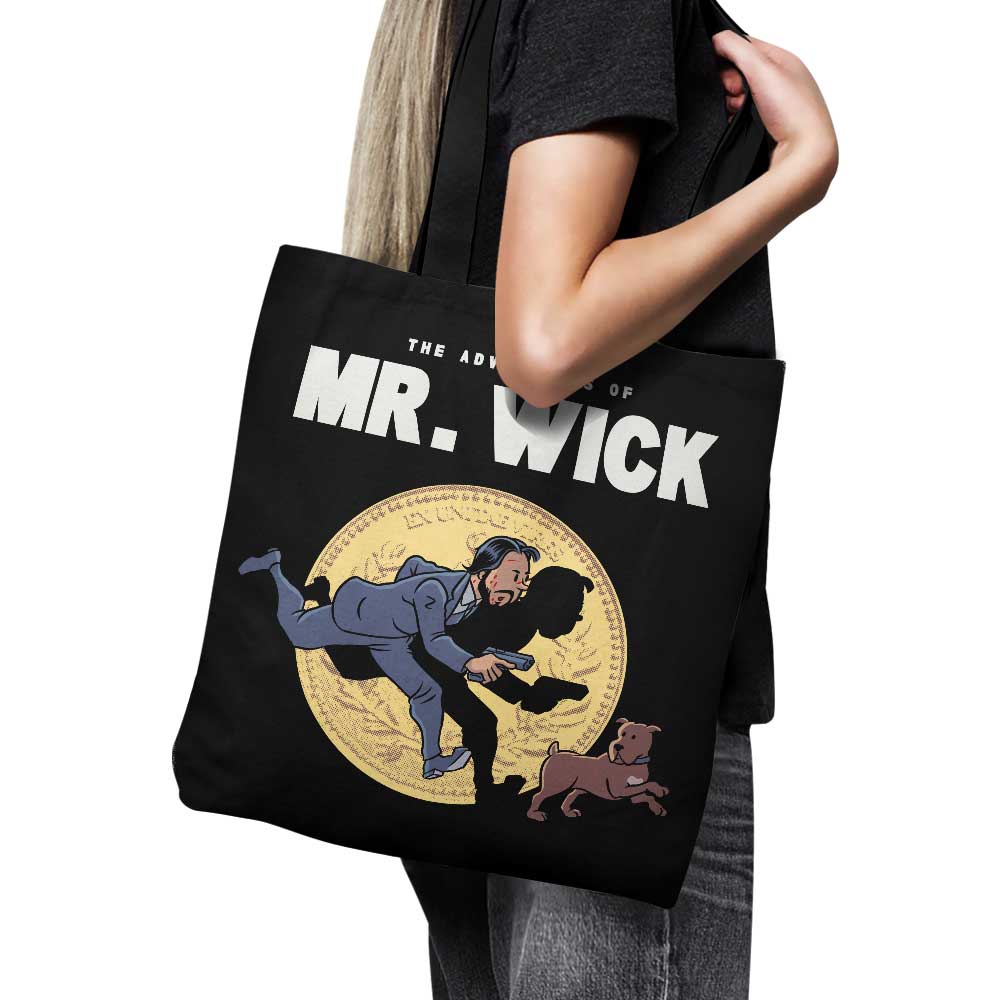 The Exciting Adventures of Mr. Wick - High - Quality Polyester Poplin Tote Bag