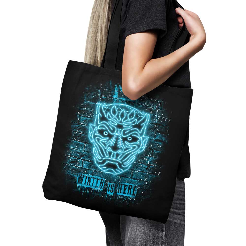 Neon Ice King High - Quality Polyester Poplin Tote Bag