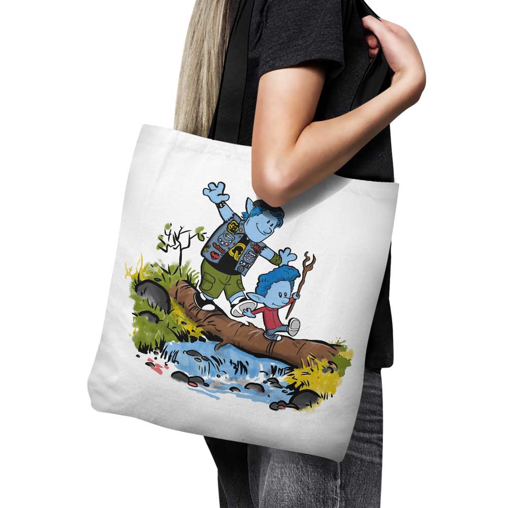 MarianoSan's Brothers Adventures High - Quality Polyester Poplin Tote Bag