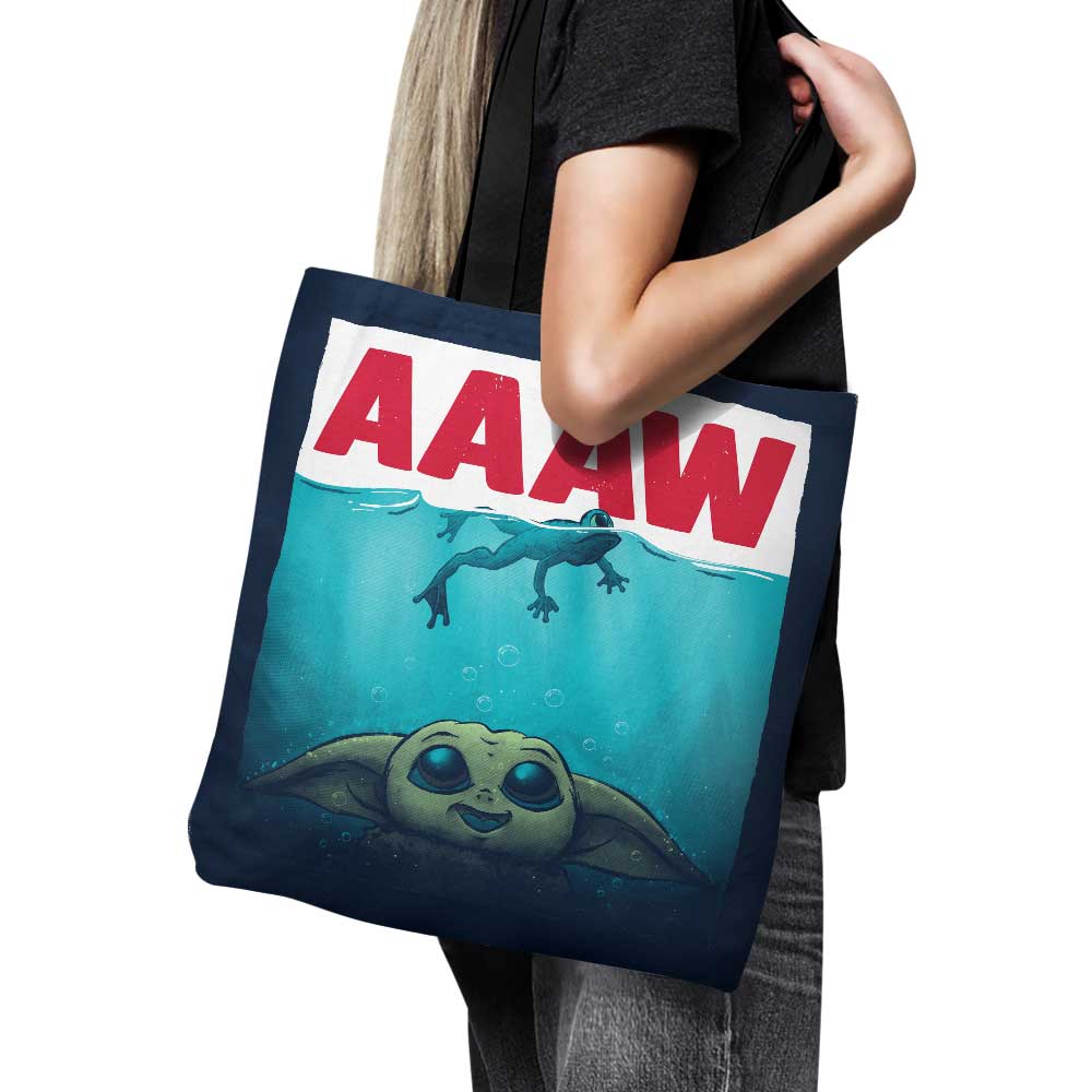 High - quality 'Aww Child' Hand - sewn Polyester Tote Bag