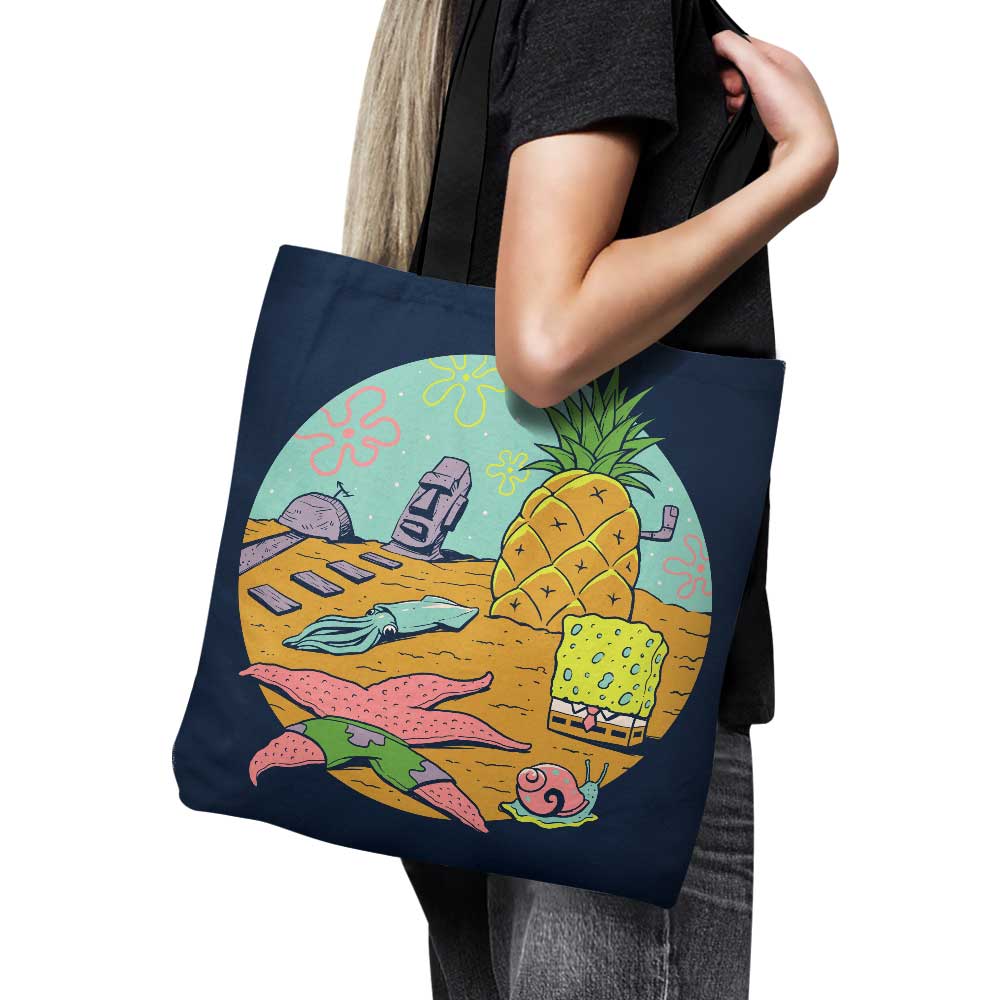 XENOS Nautical Nonsense Design Polyester Poplin Tote Bag