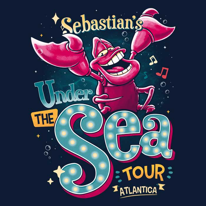 Under the Sea Tour Themed High - Quality Polyester Poplin Tote Bag