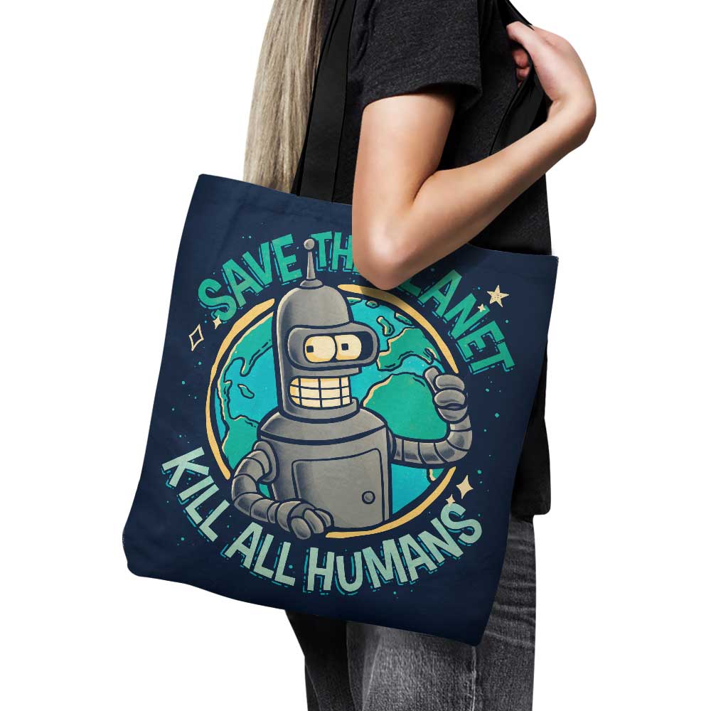 Eco-Friendly Save the Planet Reusable Tote Bag