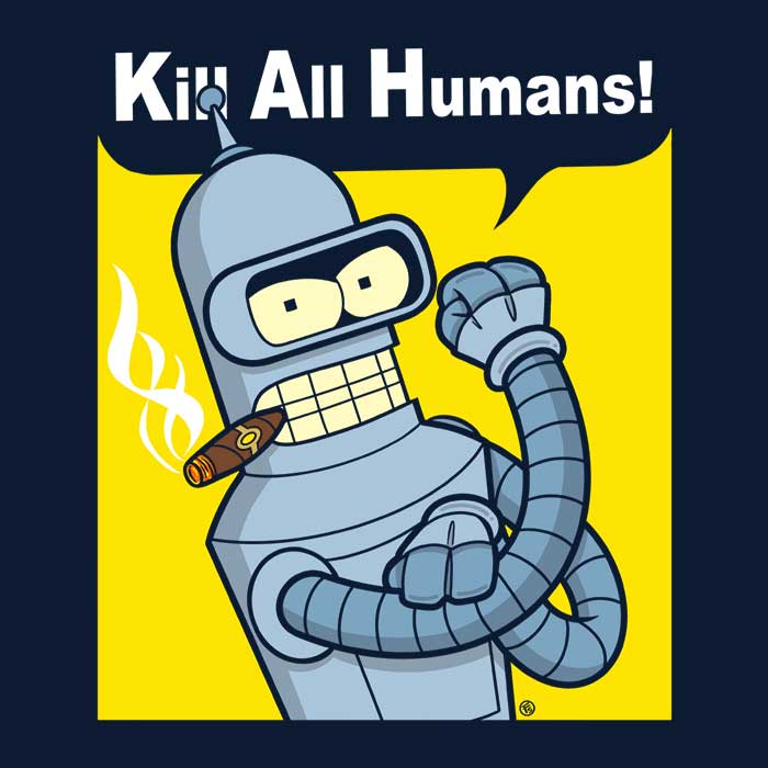 High - Quality 'We Can Eliminate All Humans' Printed Tote Bag for Everyday Use