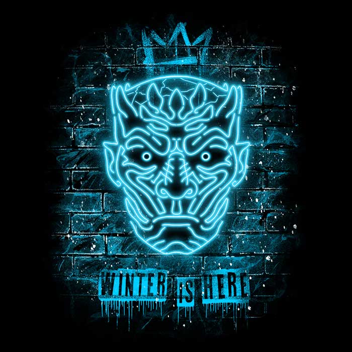 Neon Ice King High - Quality Polyester Poplin Tote Bag