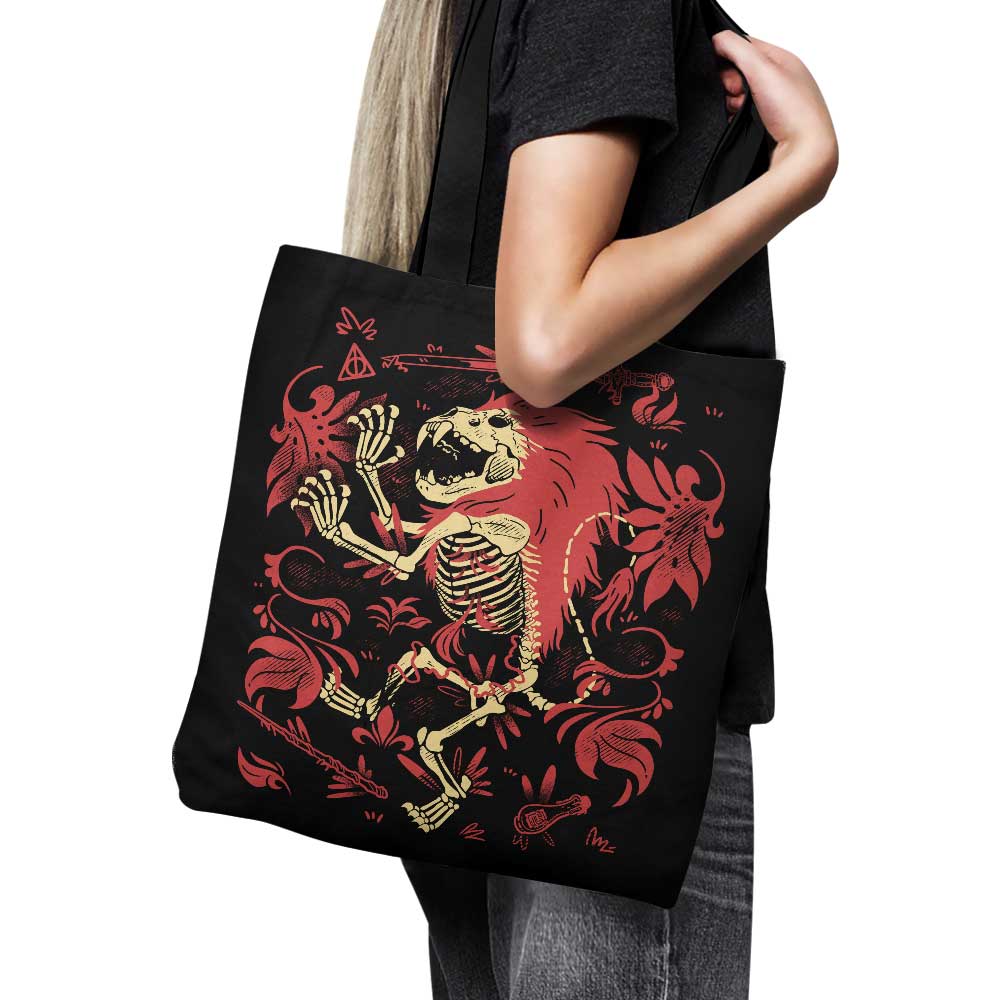 High - Quality Lion Fossil Design Tote Bag from Fitas Artwork