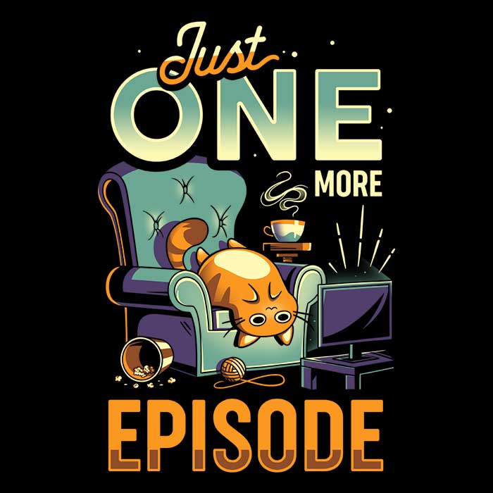 High - Quality 'Just One More Episode' USA - Made Polyester Tote Bag