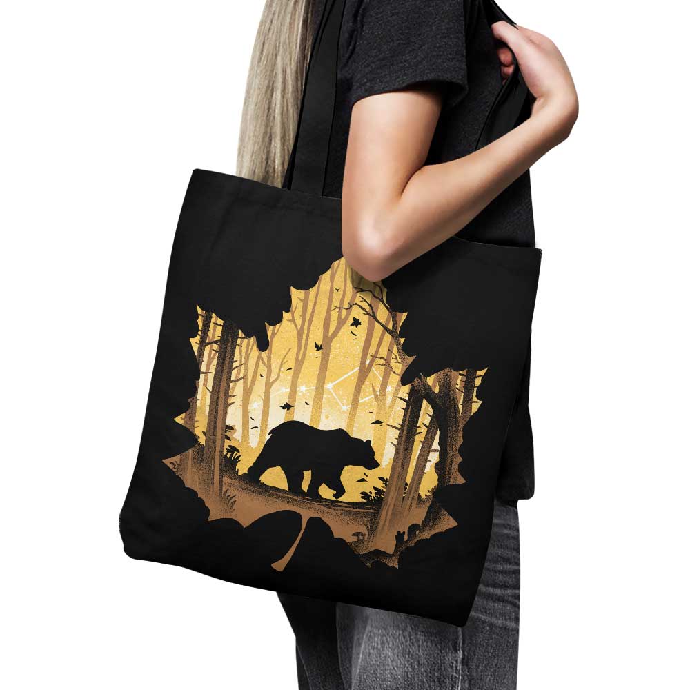 High - Quality Hand - Sewn Bear Protector Tote Bag from Alemaglia