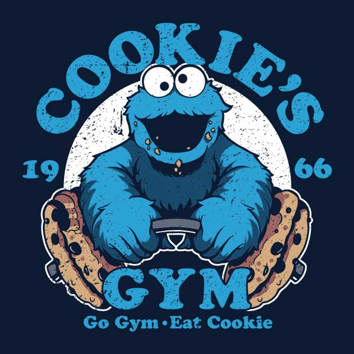 High - quality Cookie's Gym Polyester Tote Bag with Colorful Art
