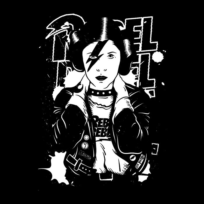 High - quality 'Rebel Rebel' USA - made Polyester Tote Bag