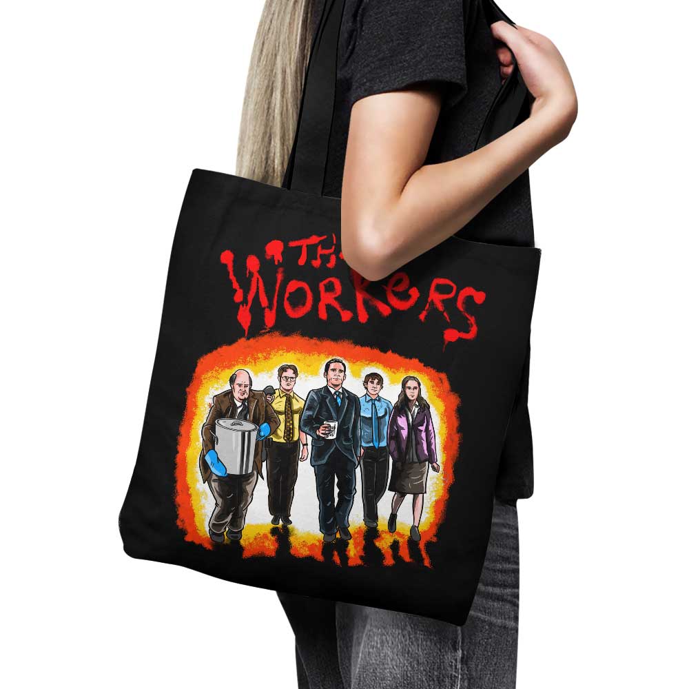 MarianoSan's High - Quality Hand - Sewn 100% Polyester Tote Bag - The Workers
