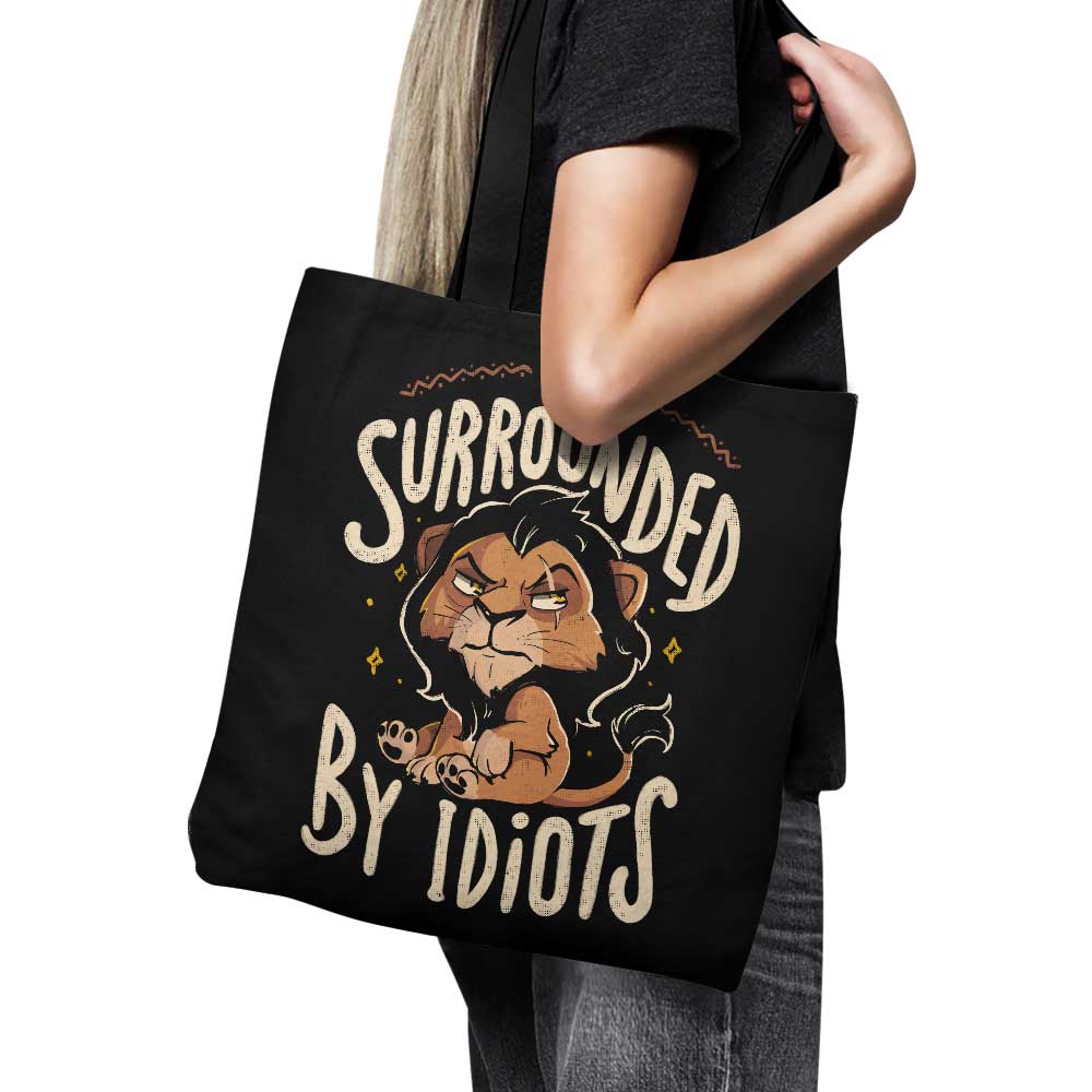 Arigatees 'Surrounded by Idiots' Stylish Tote Bag