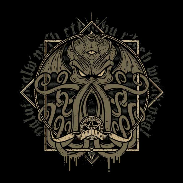 High - Quality StudioM6 Cthulhumicon Polyester Tote Bag