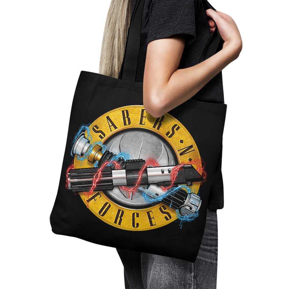 High - Quality CappO Sabers N' Forces USA - Made Polyester Tote Bag