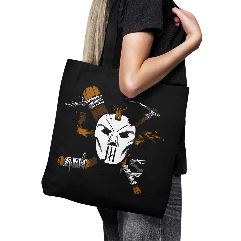 USA Hand - Sewn Masked Chaos Polyester Poplin Tote Bag