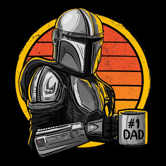 Galaxy's Finest Dad Tote Bag - Ideal for Carrying