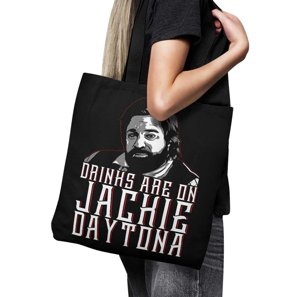 CoD Designs 'Drinks on Me' Premium Polyester Poplin Tote Bag