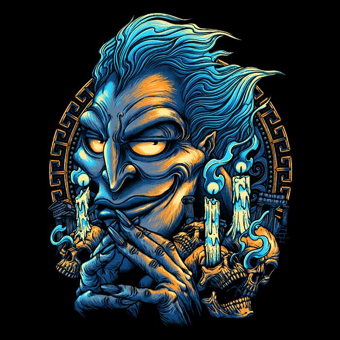 Majestic King of the Underworld Themed Premium Tote Bag