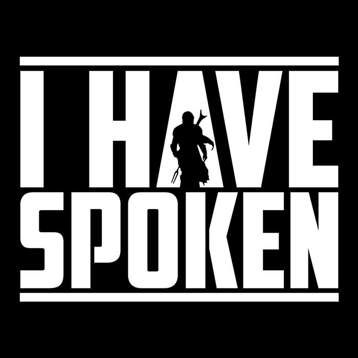 RetroReview's 'I Have Spoken' Design High - Quality Polyester Poplin Tote Bag