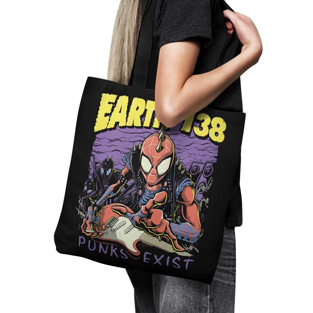High - Quality 'Punks Exist' Hand - Sewn Tote Bag from BetMac
