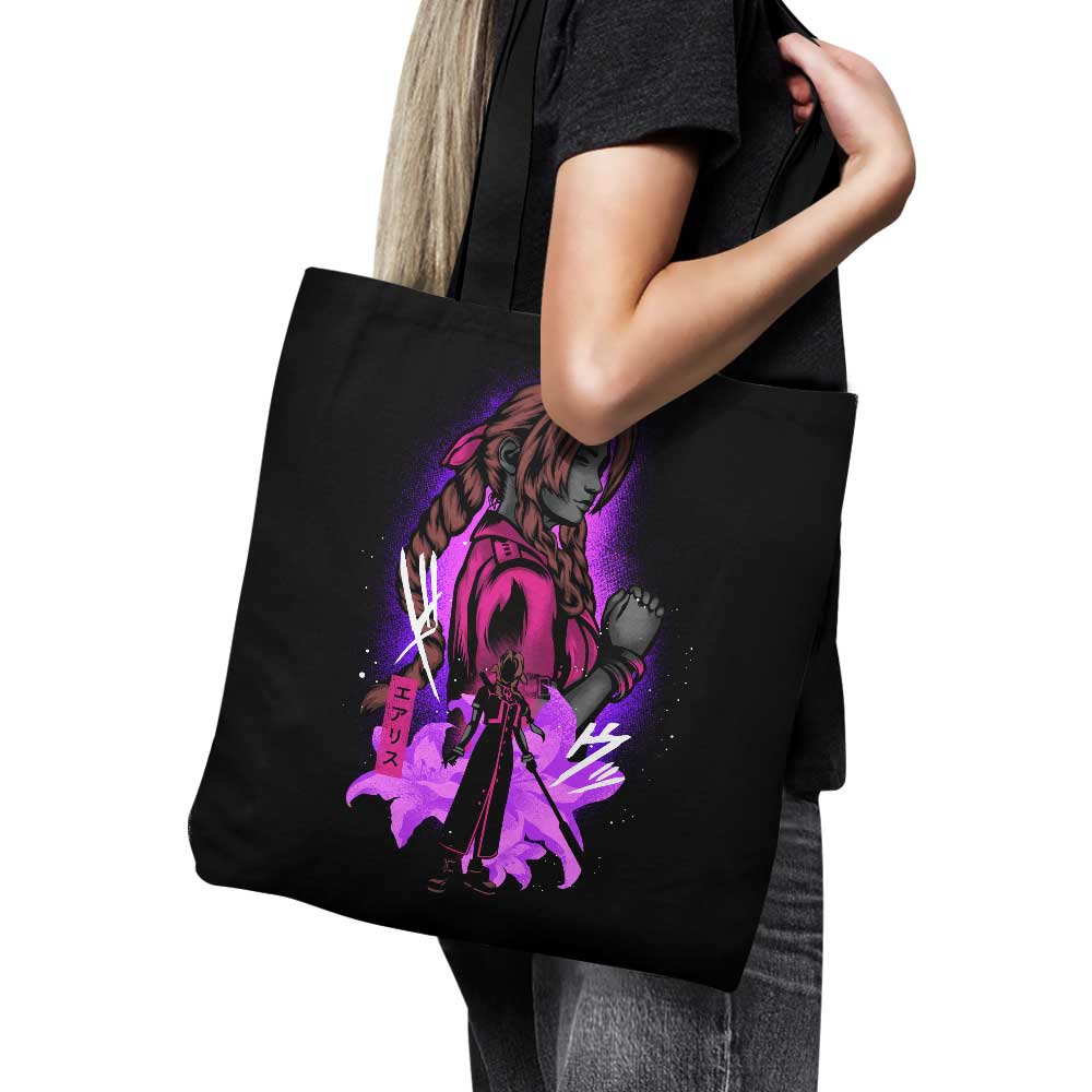 High - Quality Flower Seller Themed Polyester Tote Bag