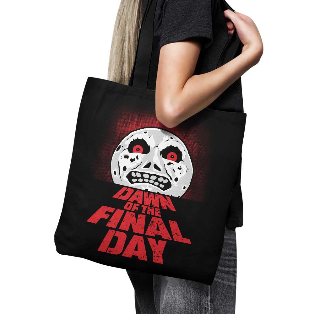 High - Quality 'Dawn of the Final Day' Polyester Tote Bag by BiggStankDogg