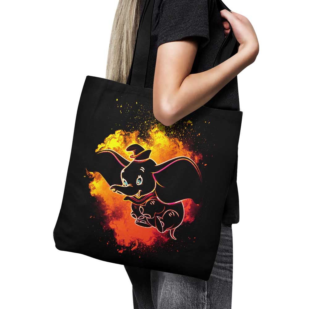 Exquisite Circus-themed Hand-sewn 100% Polyester Poplin Tote Bag