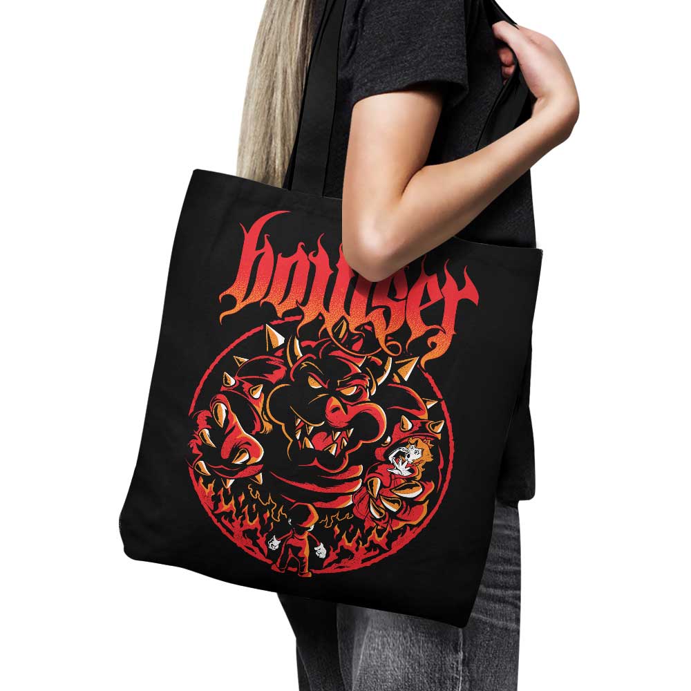 High - Quality 'Great Demon Turtle' Printed Tote Bag from Draculabyte