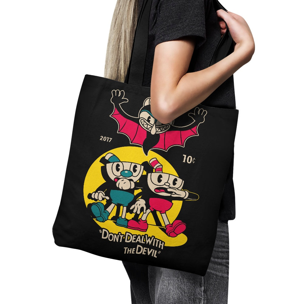 XENOS Devil's Will Branded Tote Bag for Stylish Carrying
