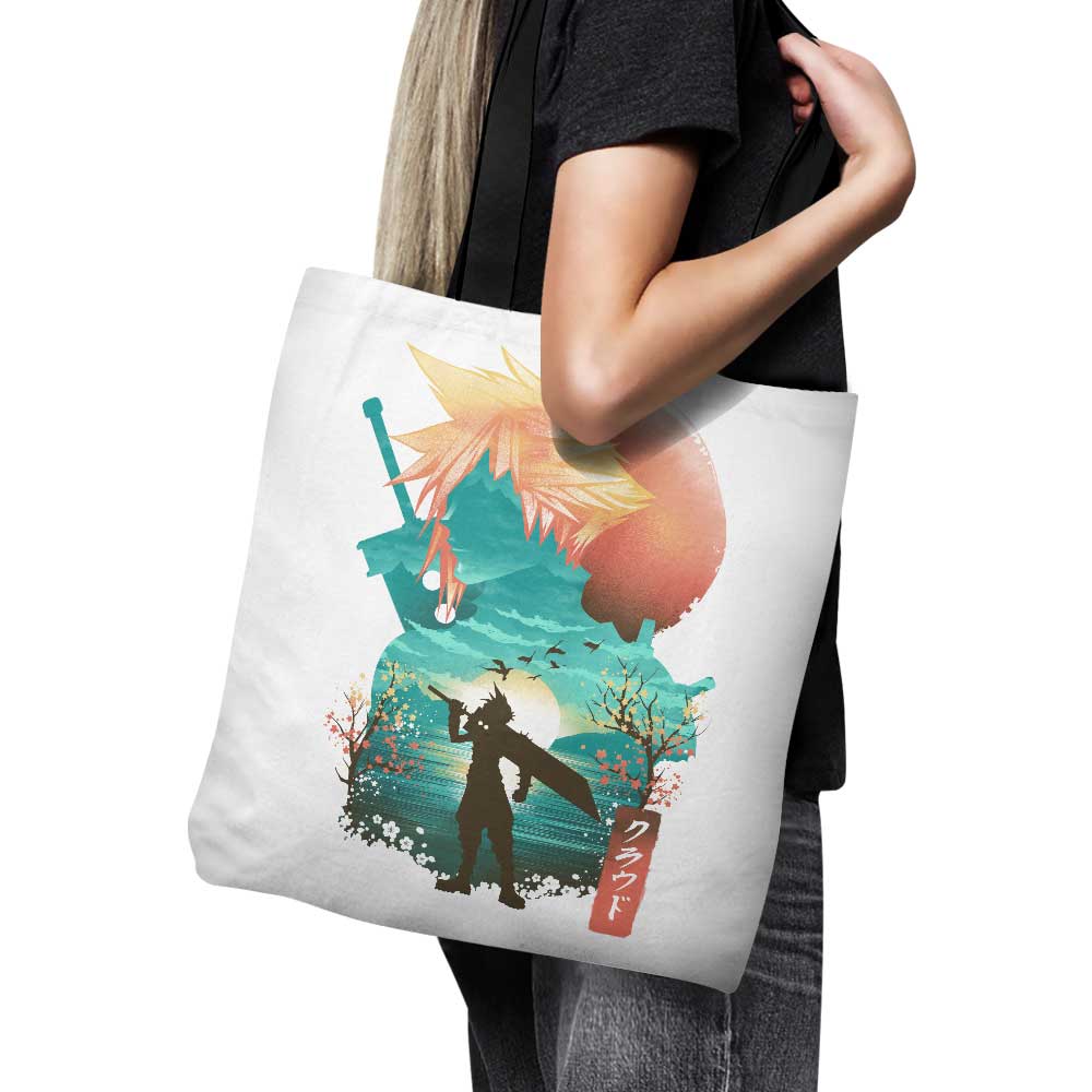 High - Quality Cloud Ukiyo - e Printed 100% Polyester Poplin Tote Bag