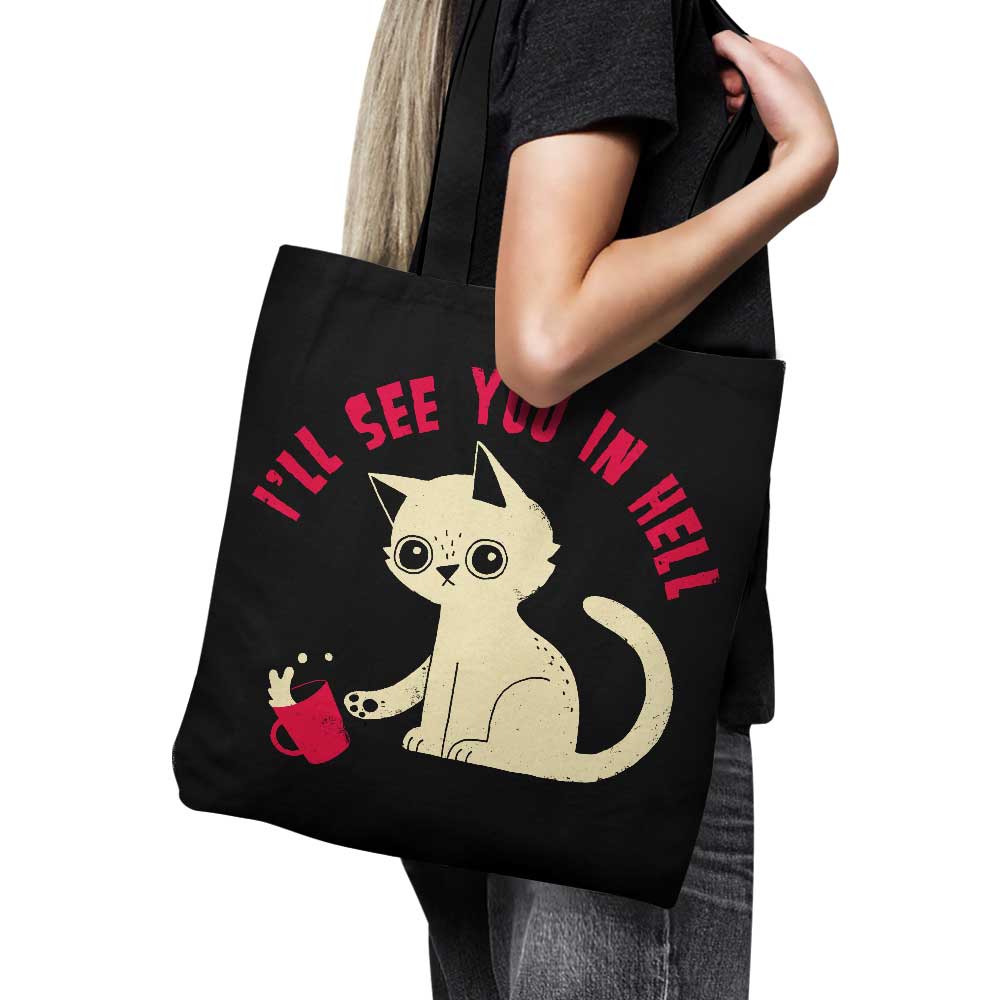 DinoMike's 'See You in Hell' Stylish Tote Bag