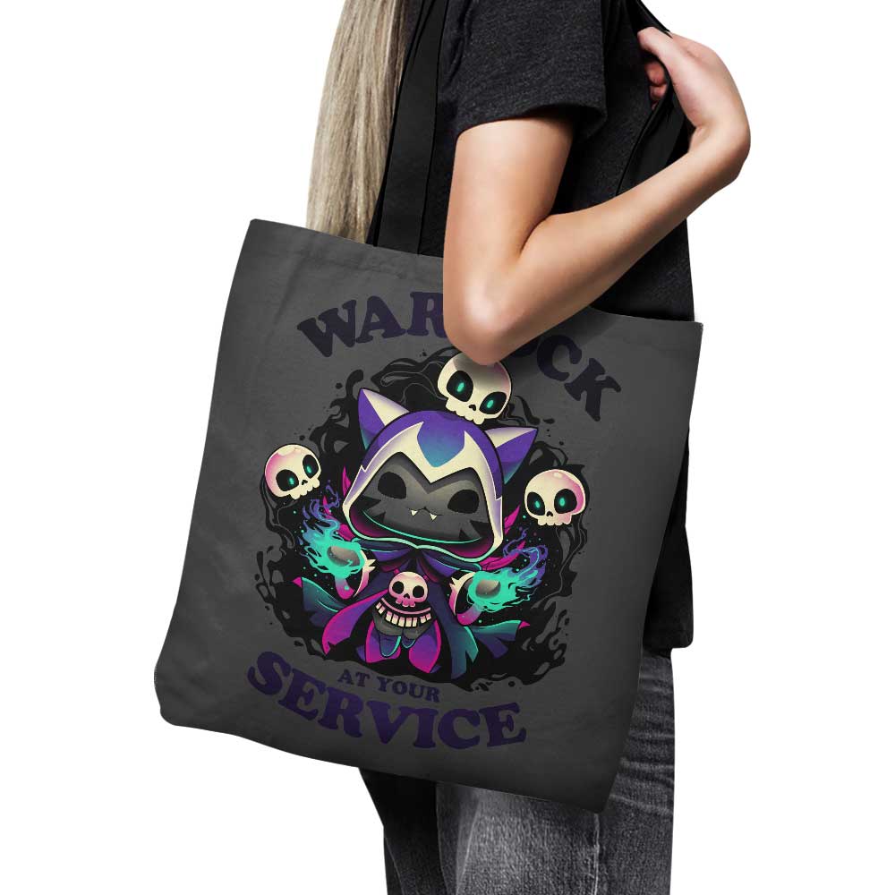 Service-Oriented Warlock Design Tote Bag - A Stylish Carryall