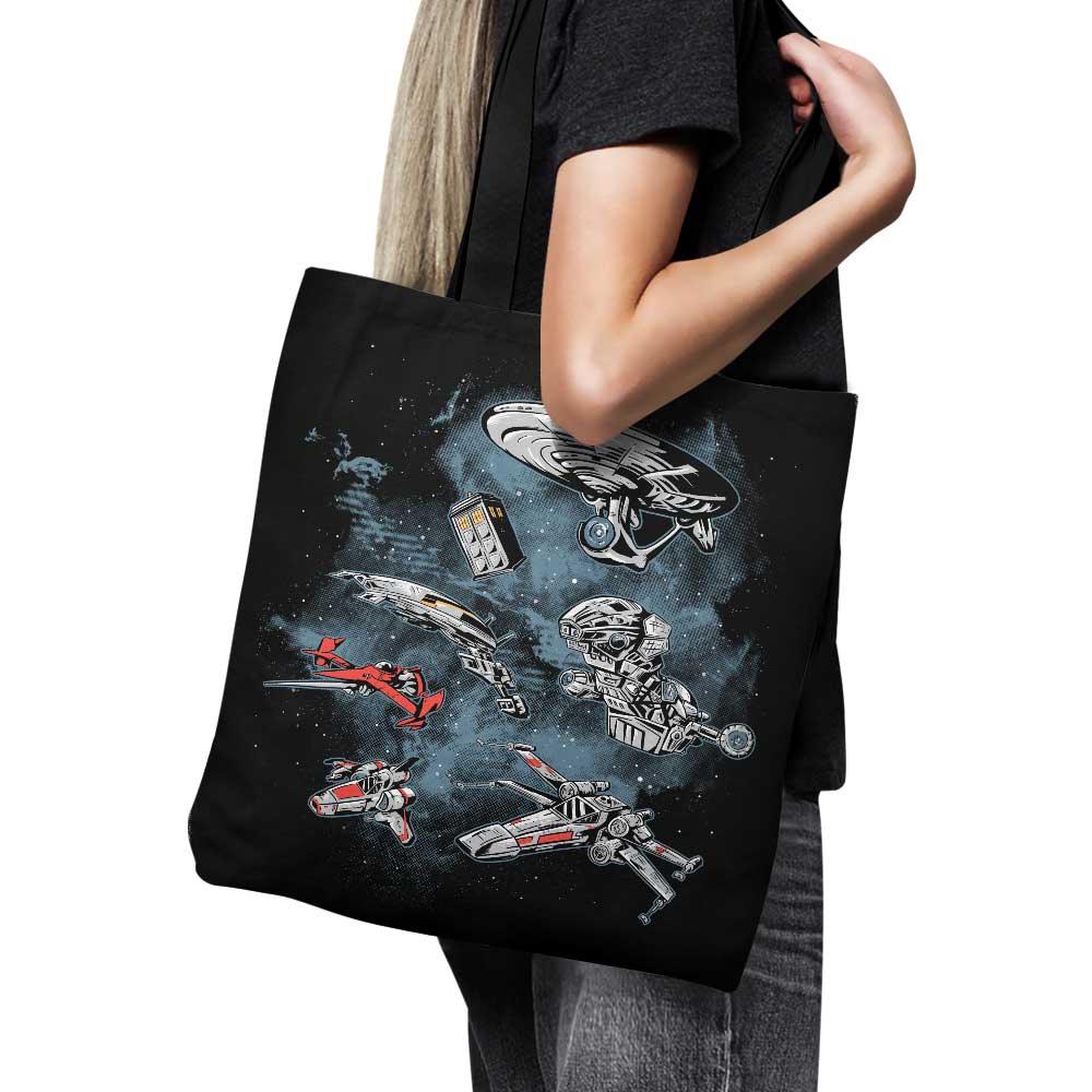 The Ultimate Cosmic Space Fleet - Stylish Tote Bag